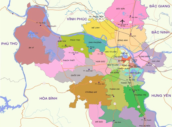 Hà Nội sẽ có thêm 8 quận vào năm 2030 - Ảnh 1. Hà Nội sẽ có thêm 8 quận vào năm 2030 - Ảnh 1.