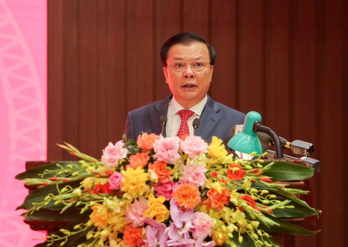 Công bố quyết định của Bộ Chính trị phân công ông Đinh Tiến Dũng làm Bí thư Thành ủy Hà Nội - Ảnh 14.