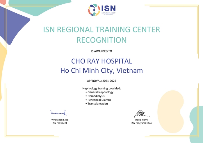 Một bệnh viện Việt Nam được quốc tế công nhận đào tạo vùng về thận - Ảnh 1.