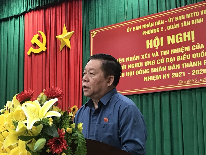 100% cử tri tín nhiệm giới thiệu ông Nguyễn Trọng Nghĩa ứng cử đại biểu Quốc hội - Ảnh 3.