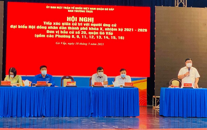 Các ứng viên tại quận Gò Vấp quyết tâm thực hiện mong muốn của cử tri - Ảnh 1.