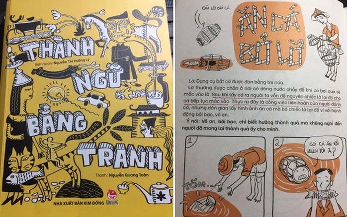 Thành ngữ bằng tranh quá nhiều sai sót - Ảnh 1.