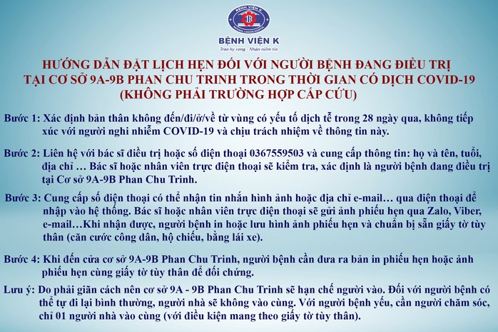 Bệnh viện K Trung ương chính thức gỡ phong toả, đón người bệnh tại 2 cơ sở - Ảnh 2.