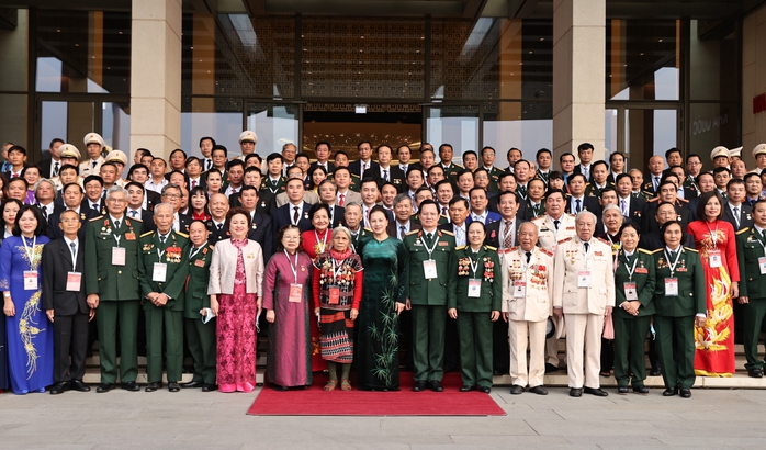 Madame Nguyễn Thị Nga tham dự Đại hội Thi đua yêu nước toàn quốc - Ảnh 2. Madame Nguyễn Thị Nga tham dự Đại hội Thi đua yêu nước toàn quốc - Ảnh 2.