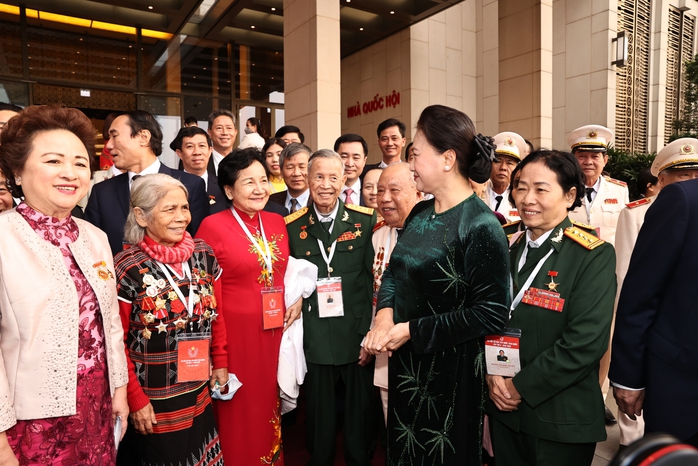 Madame Nguyễn Thị Nga tham dự Đại hội Thi đua yêu nước toàn quốc - Ảnh 1. Madame Nguyễn Thị Nga tham dự Đại hội Thi đua yêu nước toàn quốc - Ảnh 1.