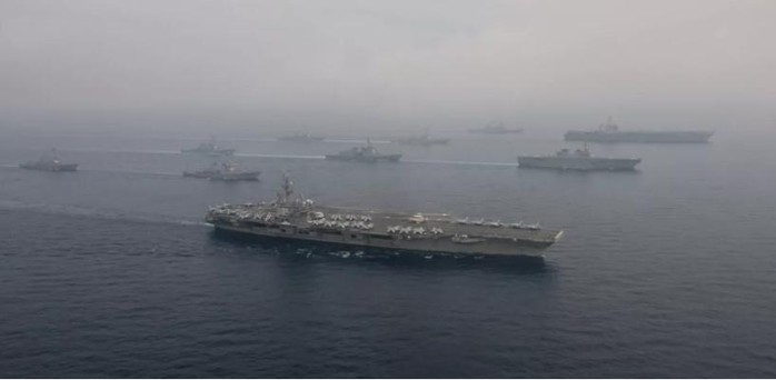 25.000 thủy quân lục chiến Mỹ tập kịch bản xung đột trên biển với Trung Quốc và Nga - Ảnh 1.
