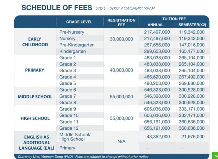 Trường Quốc tế ở TP HCM tăng học phí đến 53 triệu đồng - Ảnh 1.