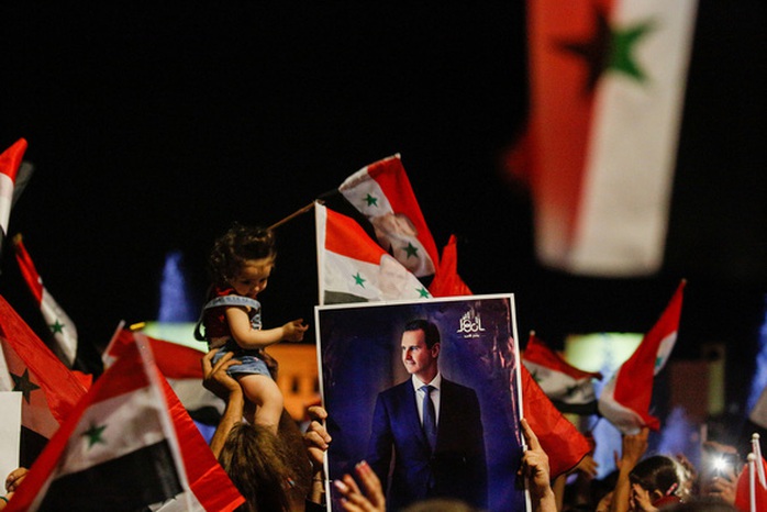 Tổng thống Syria tái đắc cử với số phiếu áp đảo - Ảnh 1.