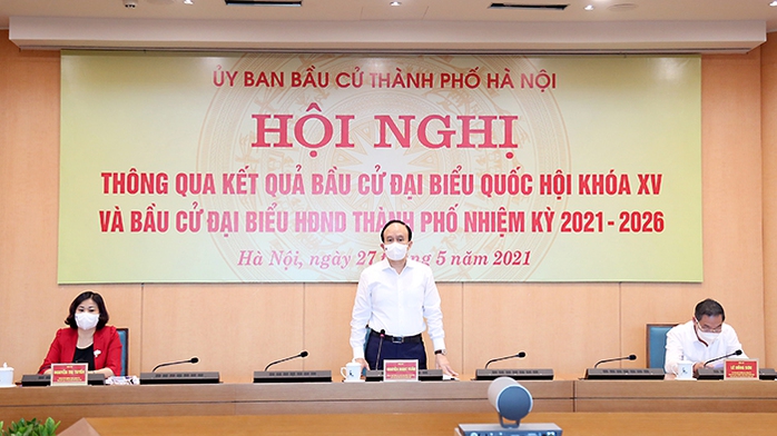 Hà Nội công bố 95 người trúng cử HĐND thành phố nhiệm kỳ 2021-2026 - Ảnh 1.