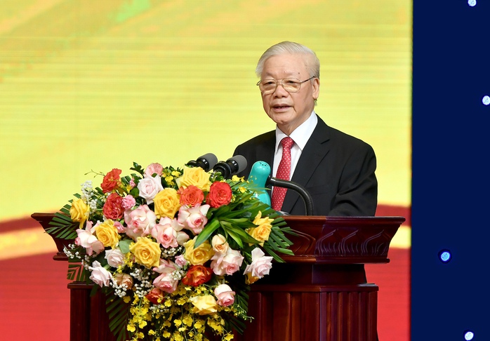 Tổng Bí thư Nguyễn Phú Trọng: Ngành ngân hàng là huyết mạch của nền kinh tế - Ảnh 1.