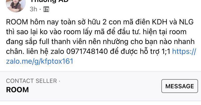 Nhà đầu tư F0 dễ sập bẫy room phím hàng - Ảnh 1. Nhà đầu tư F0 dễ sập bẫy room phím hàng - Ảnh 1.