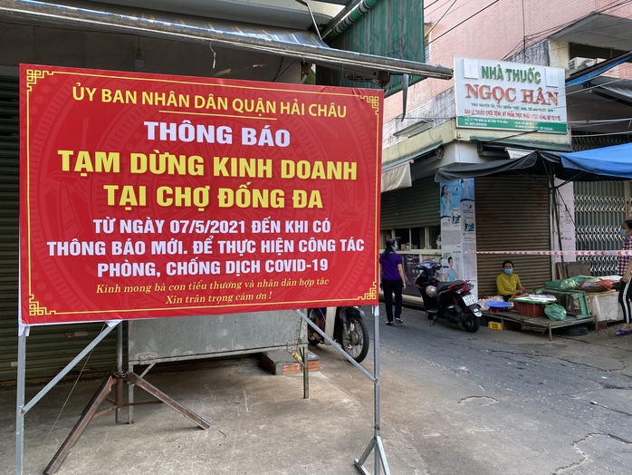 Phong tỏa toàn bộ khu chợ Đống Đa - Đà Nẵng - Ảnh 5.