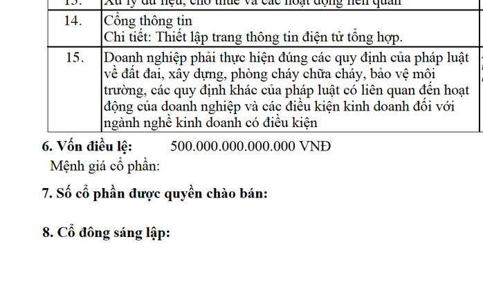 Doanh nhân 8x lập doanh nghiệp với vốn điều lệ hơn 500.000 tỉ đồng, cơ quan cấp phép nói gì? - Ảnh 1.