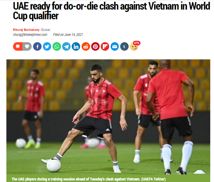 Truyền thông UAE nói gì trước trận đấu với tuyển Việt Nam? - Ảnh 2.