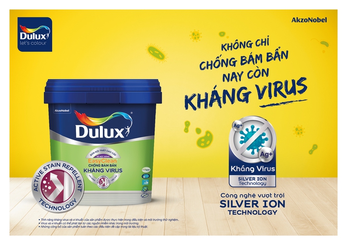 Dulux ra mắt giải pháp sơn kháng virus và vi khuẩn - Ảnh 1.