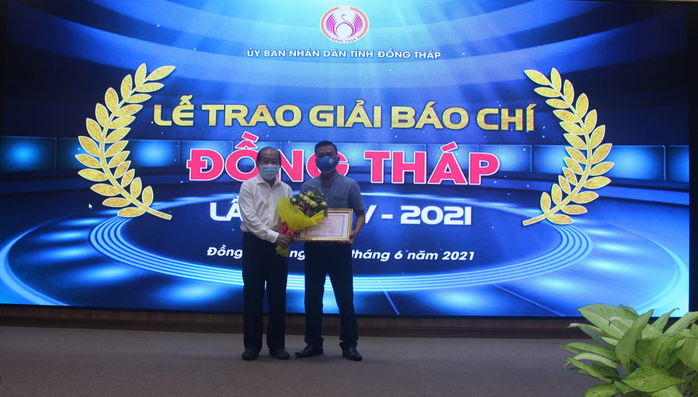 Báo Người Lao Động đoạt giải A Giải Báo chí Đồng Tháp - Ảnh 1.