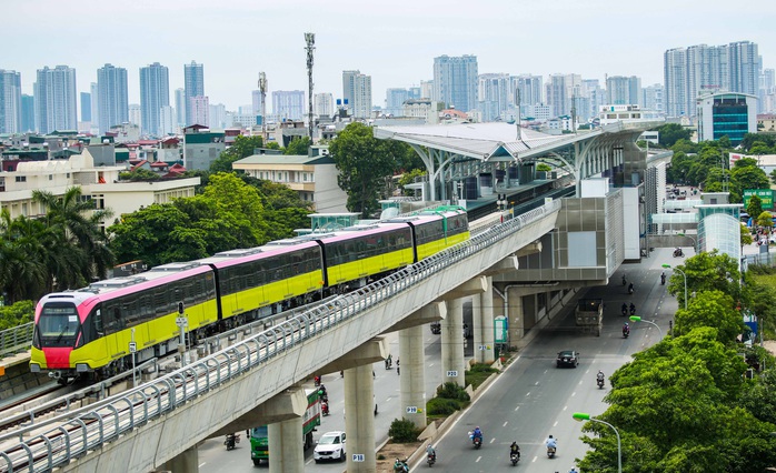 CLIP: Chạy thử nghiệm 8,5 km trên tuyến đường sắt Nhổn - ga Hà Nội - Ảnh 10.