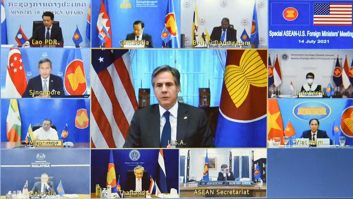 Hội nghị trực tuyến đặc biệt Bộ trưởng Ngoại giao ASEAN-Mỹ - Ảnh 2.