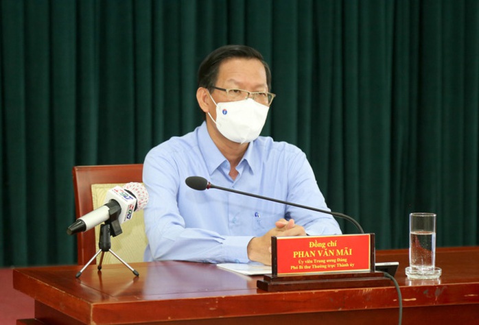 Ông Phan Văn Mãi: TP HCM có thể tiếp tục thực hiện Chỉ thị 16 trong khoảng thời gian nữa - Ảnh 1.