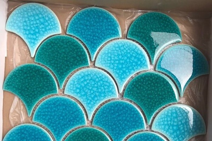 Ứng dụng của gạch vảy cá trong trang trí nội ngoại thất - Ảnh 5. Ứng dụng của gạch vảy cá trong trang trí nội ngoại thất - Ảnh 5.