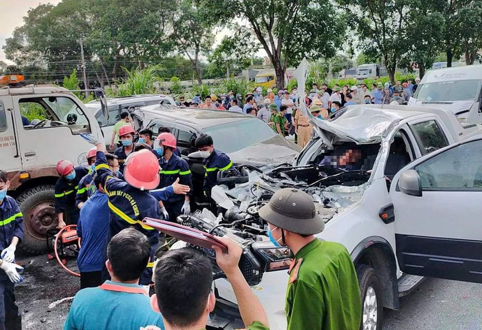 Vụ tai nạn liên hoàn giữa 9 ôtô khiến 1 người chết: Do tài xế xe bồn buồn ngủ? - Ảnh 3.