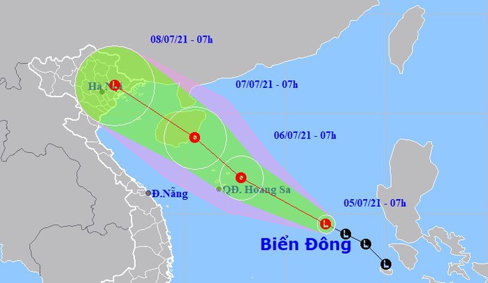 Vùng áp thấp vào Biển Đông, khả năng mạnh thêm - Ảnh 1.