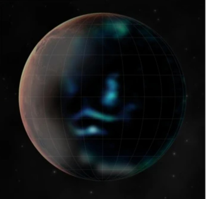 Tàu UAE chụp được hiện tượng giống Trái Đất ở hành tinh khác - Ảnh 1.
