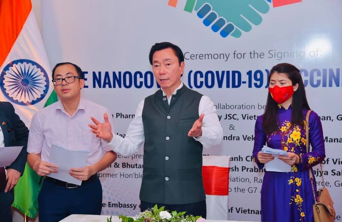 Nanogen bắt tay doanh nghiệp dược Ấn Độ sản xuất, phân phối Nanocovax - Ảnh 2.