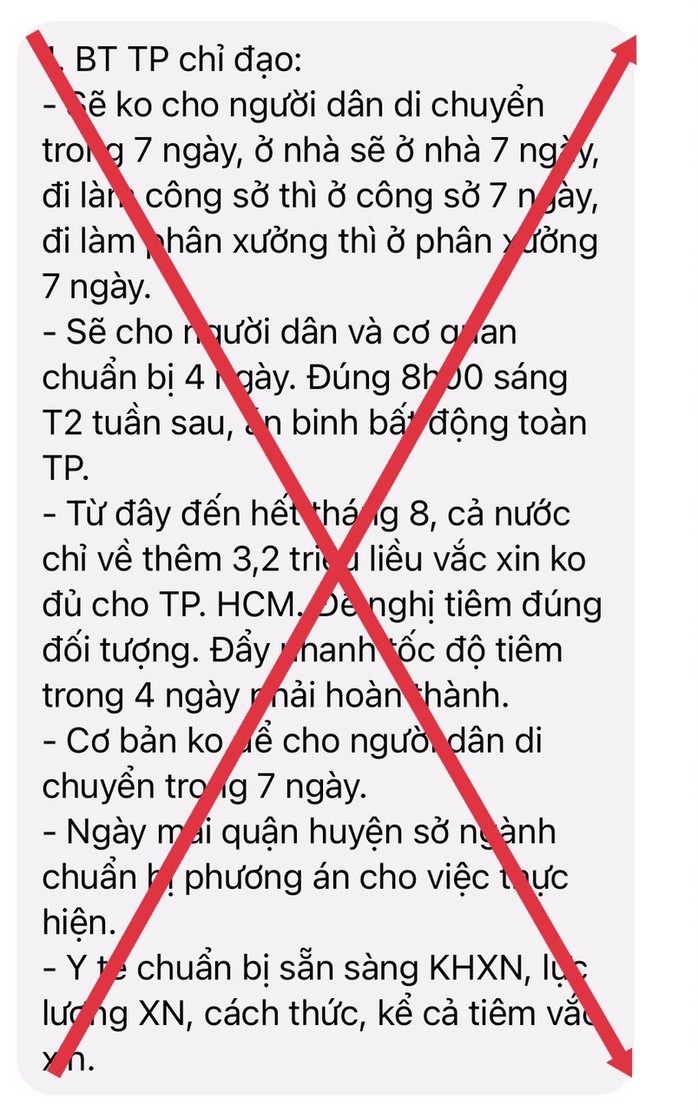 Hà Nội nói gì về thông tin án binh bất động toàn TP, người dân không di chuyển trong 7 ngày? - Ảnh 1.