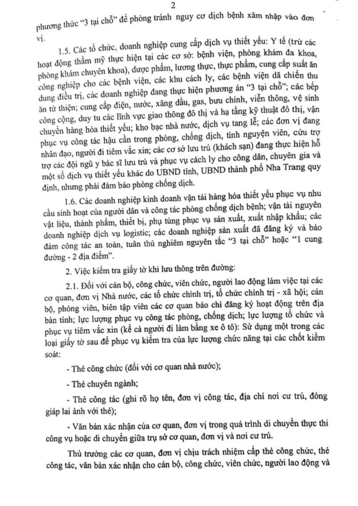 Cách ly xã hội toàn TP Nha Trang 1 tuần, người dân và cán bộ làm việc tại nhà - Ảnh 2.