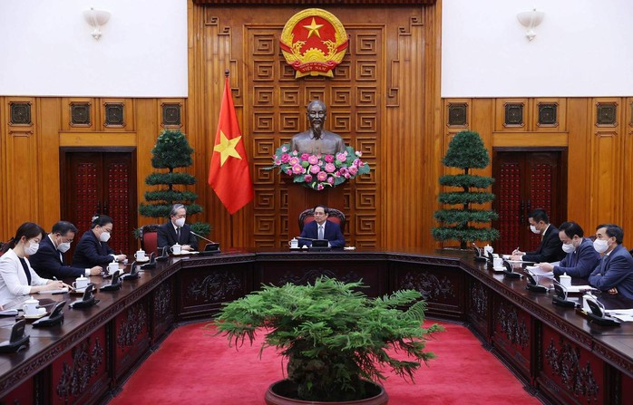 Thủ tướng Phạm Minh Chính tiếp Đại sứ Trung Quốc - Ảnh 1.