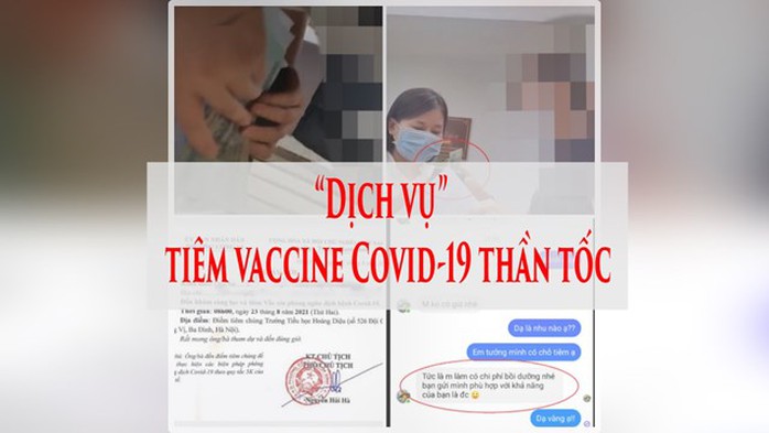 Sẽ buộc thôi việc nữ cán bộ phường trong vụ cò tiêm vắc-xin thần tốc - Ảnh 1.