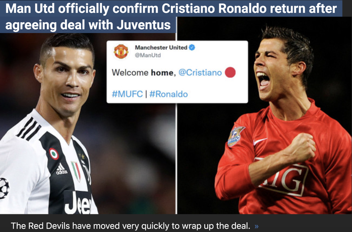 Ronaldo trở lại, Man United thắng đậm cổ phiếu, tăng thêm 1 triệu fan - Ảnh 1.