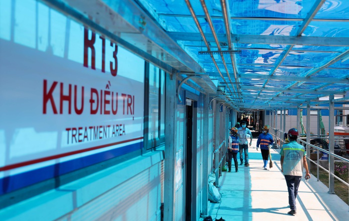Đột nhập Bệnh viện dã chiến điều trị bệnh nhân Covid-19 lớn nhất Hà Nội - Ảnh 7.