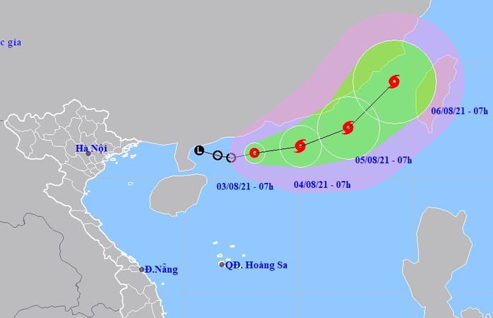 Áp thấp nhiệt đới trên Biển Đông, khả năng sớm mạnh lên thành bão - Ảnh 1.
