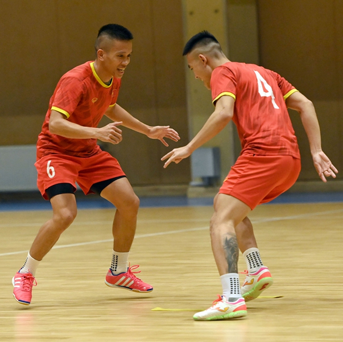 Tuyển futsal Việt Nam hưng phấn trước trận đọ sức Brazil - Ảnh 2.