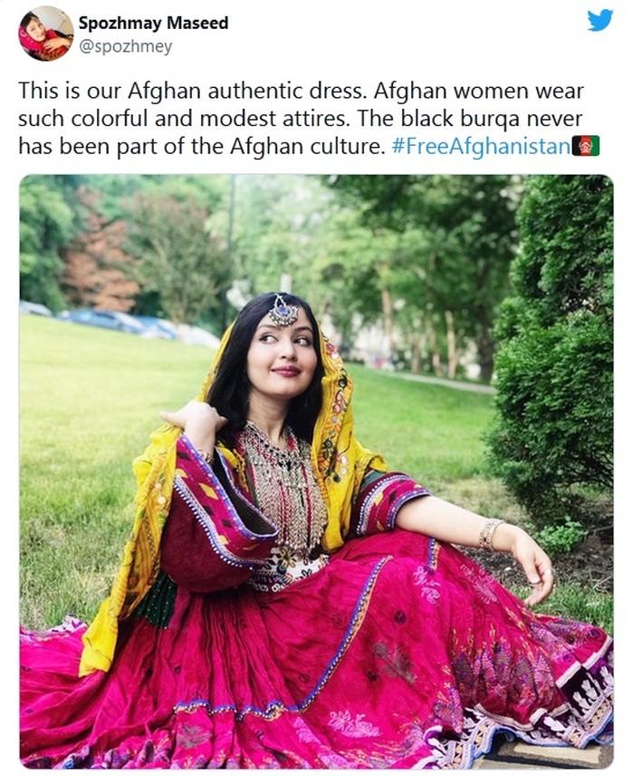 Phụ nữ Afghanistan phản đối Taliban đụng vào quần áo - Ảnh 3.