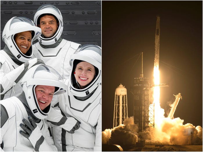 SpaceX đưa thành công 4 khách du lịch vũ trụ lên quỹ đạo - Ảnh 1.