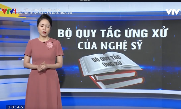 VTV gọi tên sao Việt trong phóng sự Nghệ sĩ và văn hóa ứng xử - Ảnh 1.