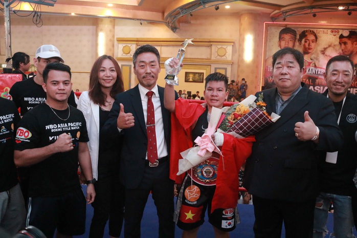 Nguyễn Thị Thu Nhi háo hức so găng tranh đai vô địch thế giới WBO - Ảnh 4.