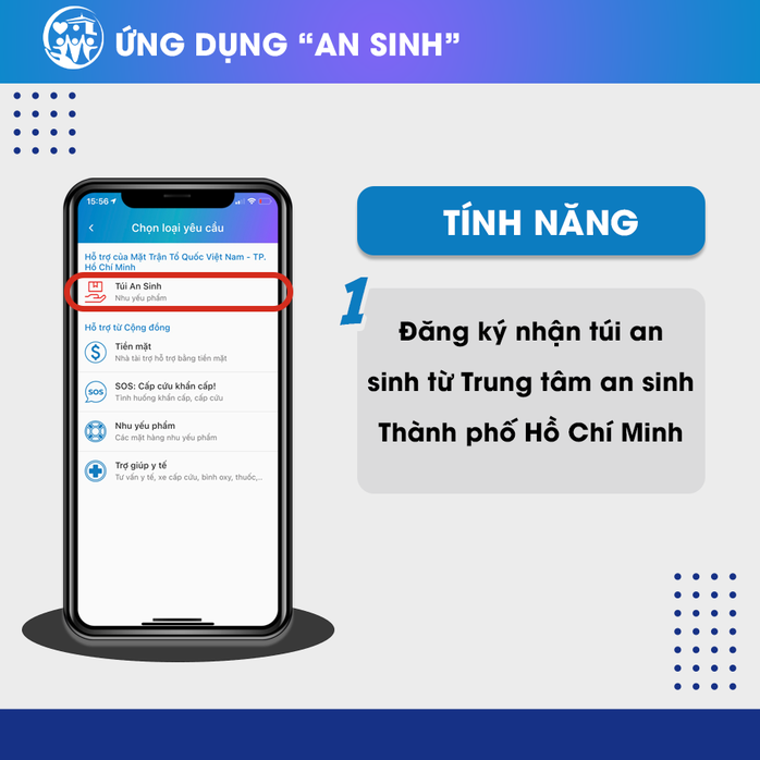 Cần biết: Người dân TP HCM có thể tải ứng dụng An sinh để yêu cầu cứu trợ thực phẩm, y tế - Ảnh 2.