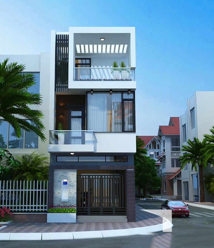 Mẫu nhà ống 3 tầng hiện đại đáng đồng tiền bát gạo gia chủ thích mê - Ảnh 1. Mẫu nhà ống 3 tầng hiện đại đáng đồng tiền bát gạo gia chủ thích mê - Ảnh 1.
