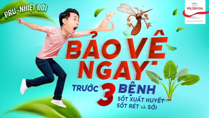 Prudential ra mắt sản phẩm bảo hiểm trực tuyến “PRU- Nhiệt Đới” bảo vệ trước 3 bệnh nhiệt đới phổ biến - Ảnh 1. Prudential ra mắt sản phẩm bảo hiểm trực tuyến “PRU- Nhiệt Đới” bảo vệ trước 3 bệnh nhiệt đới phổ biến - Ảnh 1.