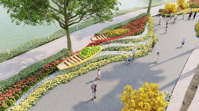 Rộn ràng Hội hoa Xuân Phú Mỹ Hưng Tết Nhâm Dần 2022 - Ảnh 1. Rộn ràng Hội hoa Xuân Phú Mỹ Hưng Tết Nhâm Dần 2022 - Ảnh 1.