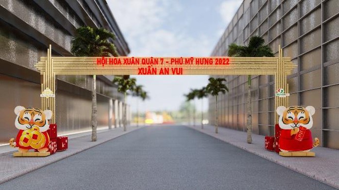 Rộn ràng Hội hoa Xuân Phú Mỹ Hưng Tết Nhâm Dần 2022 - Ảnh 11. Rộn ràng Hội hoa Xuân Phú Mỹ Hưng Tết Nhâm Dần 2022 - Ảnh 11.
