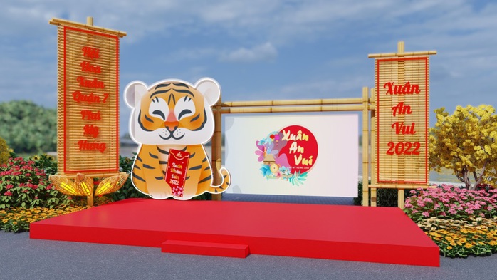 Hội hoa Xuân Phú Mỹ Hưng Tết Nhâm Dần 2022: Xuân an vui - Ảnh 2. Hội hoa Xuân Phú Mỹ Hưng Tết Nhâm Dần 2022: Xuân an vui - Ảnh 2.