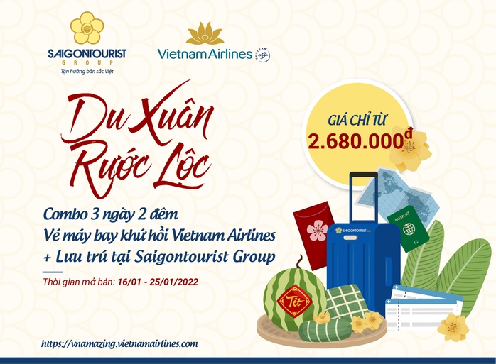 “Du xuân rước lộc” cùng Saigontourist Group và Vietnam Airlines - Ảnh 1.