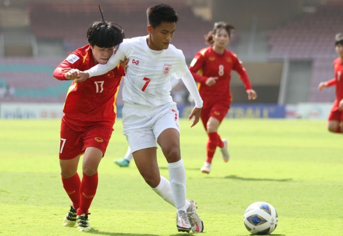 Tuyển nữ Việt Nam ngoạn mục vào tứ kết Asian Cup 2022 - Ảnh 1.