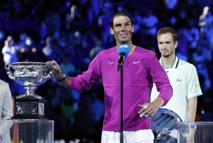 Ngược dòng thắng ngoạn mục, Rafael Nadal phá kỷ lục Grand Slam - Ảnh 5.