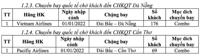 Đã có bao nhiêu chuyến bay quốc tế vào Việt Nam từ ngày 1-1-2022? - Ảnh 4.